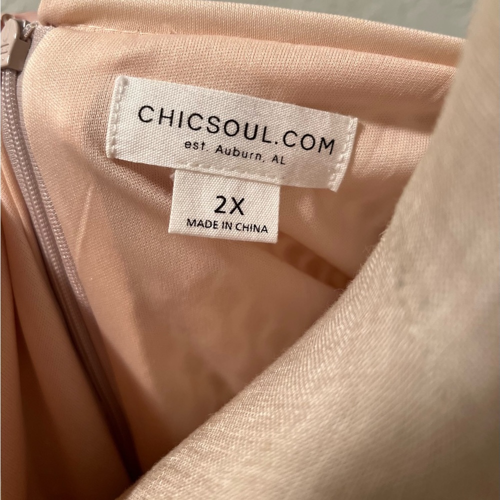 Rose Gold Sequin Dress - Picture 7 of 7